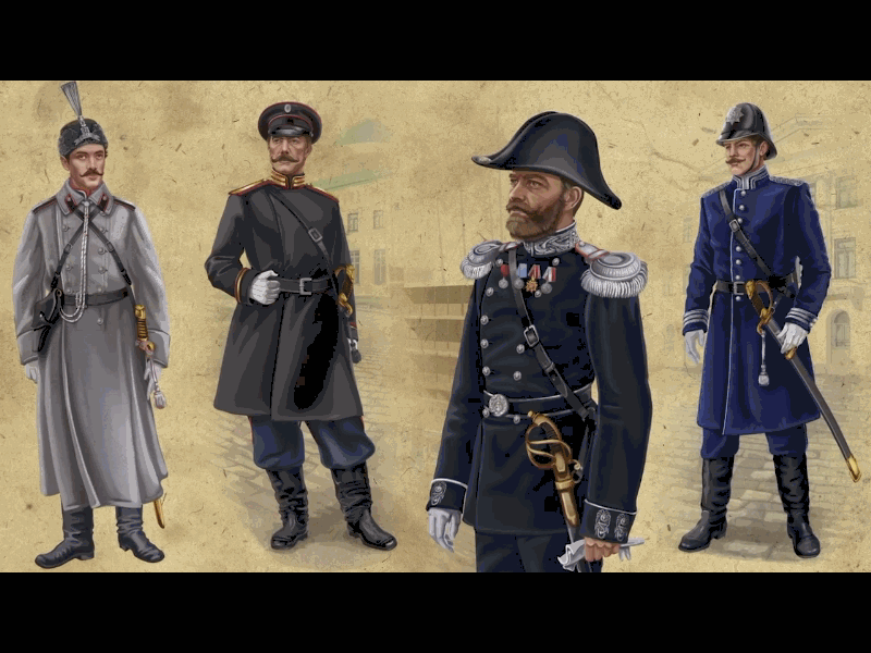 History of the uniform of the Russian police collection freelance history illustration police russia uniform vector