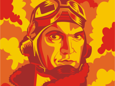 Pilot freelance illustration pilot vector