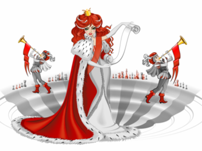 Queen — copywriting collection design freelance illustration queen vector