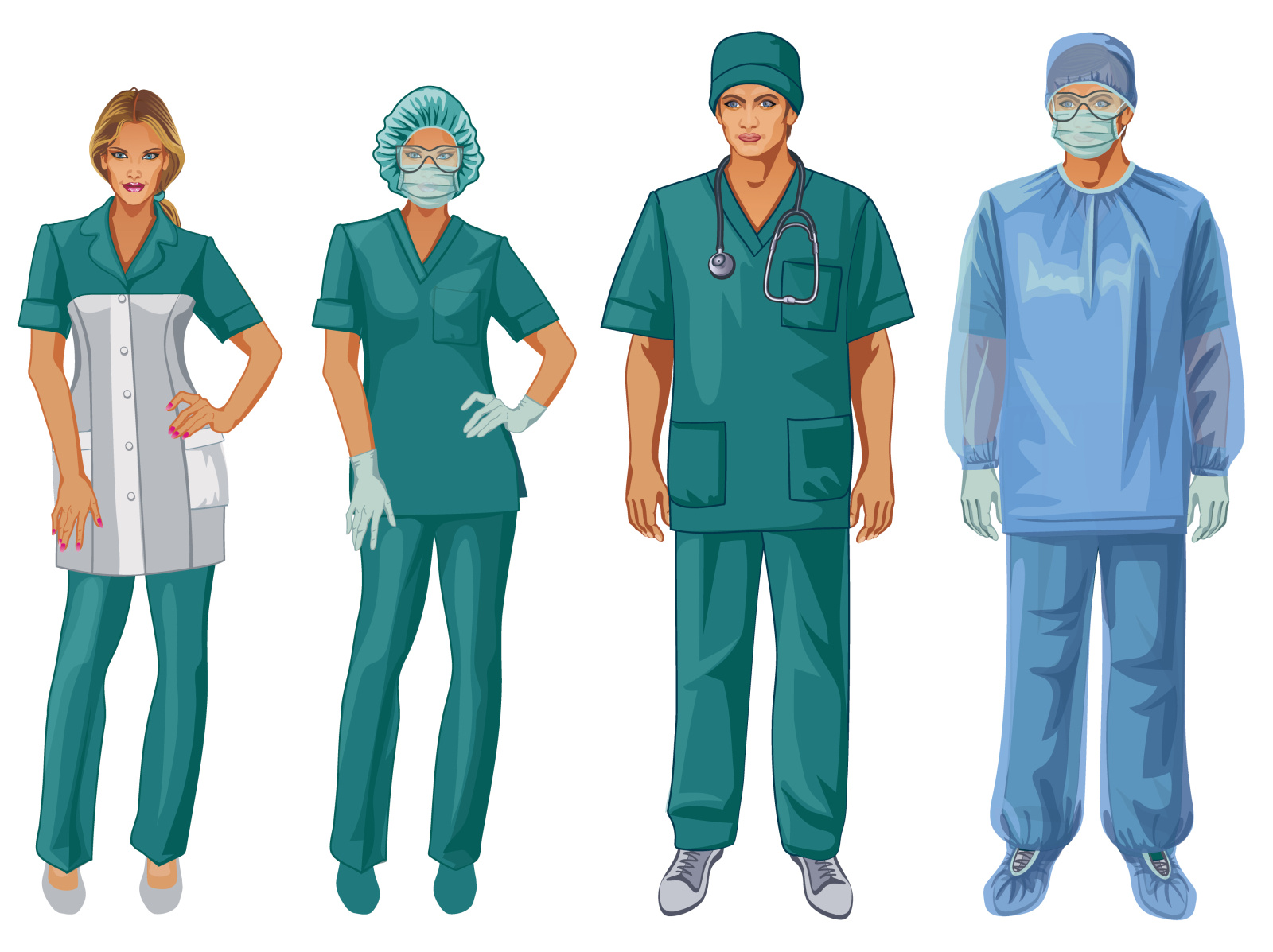 Uniform of medical personnel by TATYANA.PROkofieva on Dribbble