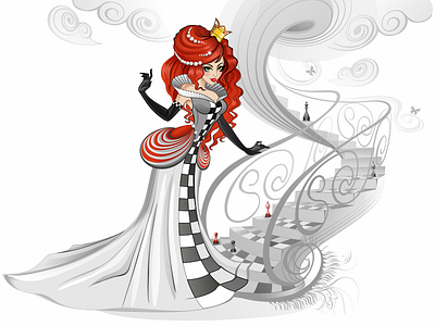 Queen — SEO collection design freelance illustration queen seo vector