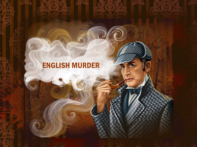 English Murder collection detectiv freelance game holms quest sherlock vector