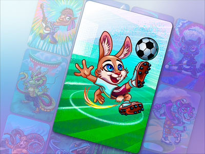 Soccer Coach's Card card coach collection freelance game illustration soccer vector