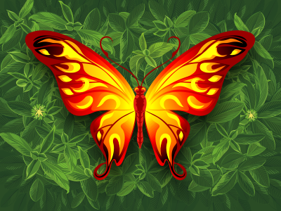 Loved Butterflies butterfly flash freelance game