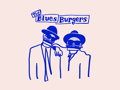 The Blues Brothers chandlettered chandoodles