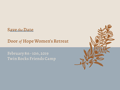 Women's Retreat 1.0 chandoodles invite savethedate