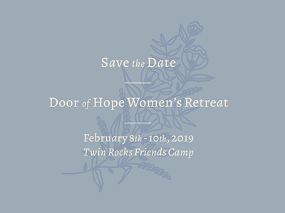 Women's Retreat 2.0 chandoodles invite savethedate