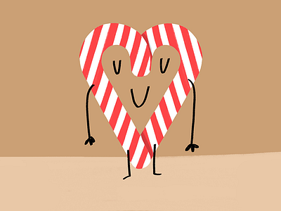 Mr. Cane candy cane chandoodles illustration