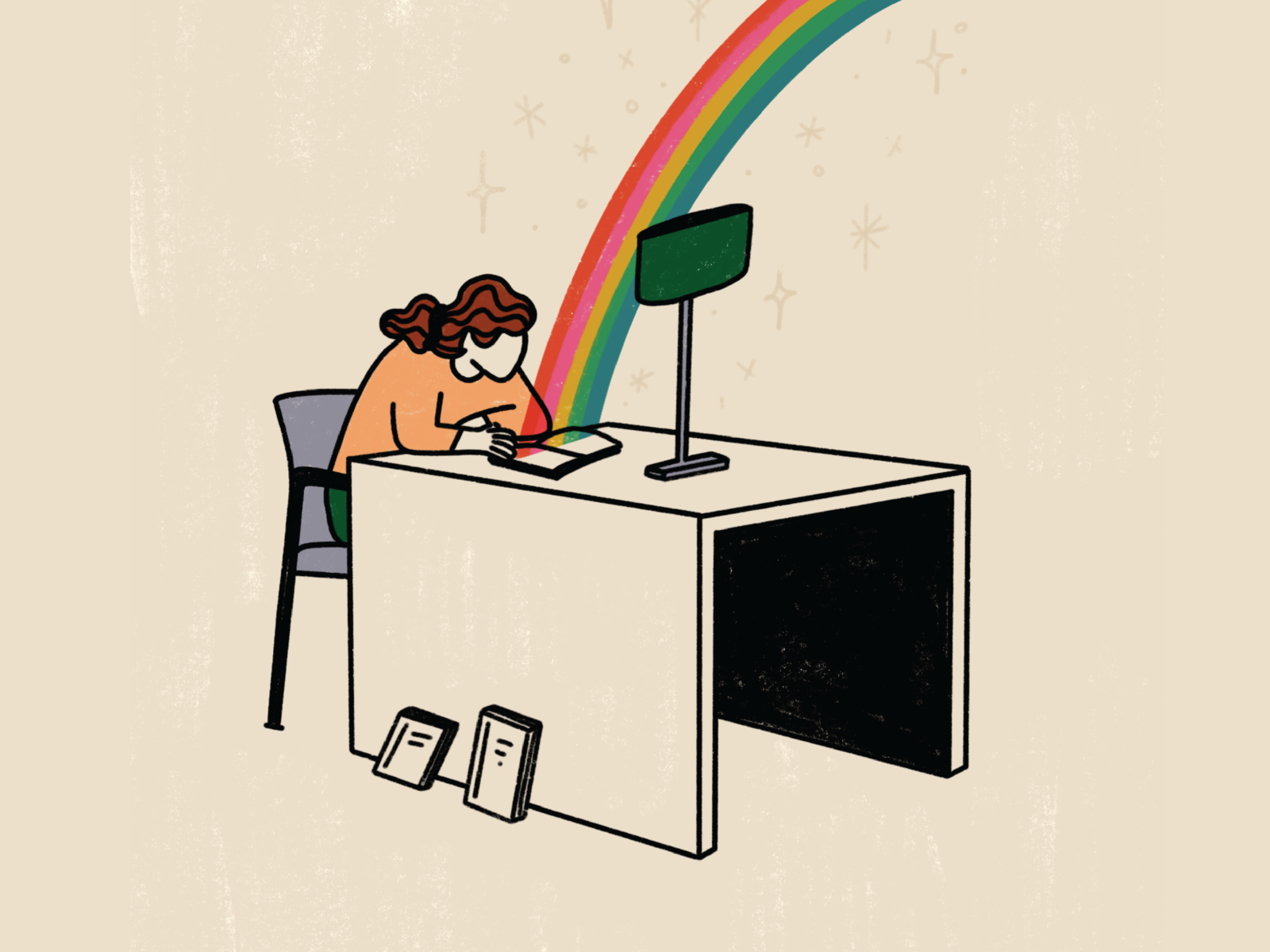 Reading Rainbow by Chandler Subra on Dribbble