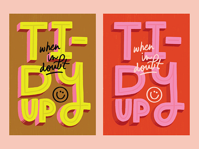 Tidy Up artist boston chandlettered chandoodles design designer doodle illustration illustrator