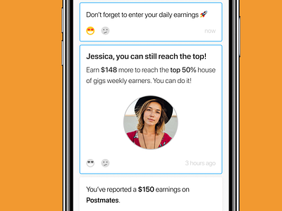 house of gigs - Activity app b2c earnings feedback gigs mobile notifications