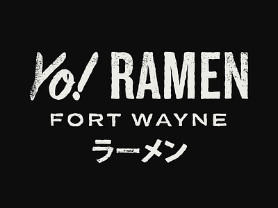 Yo Ramen v1 branding identity logo ramen restaurant
