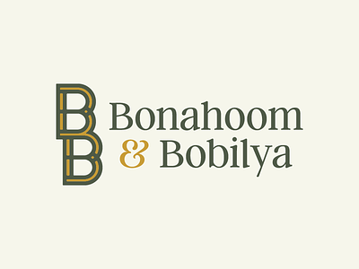 Bonahoom & Bobilya attorneys law firm legal logo