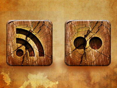 Wood Icon Set brown dark design icon old set freebie texture wood