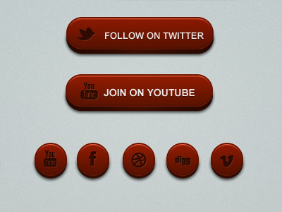 A Red Button Web Ui Kit button kit psd ui web