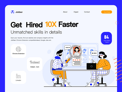 Web Redesigned About JobSeer Optional I