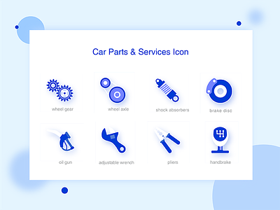 Car Parts And Service Icon I