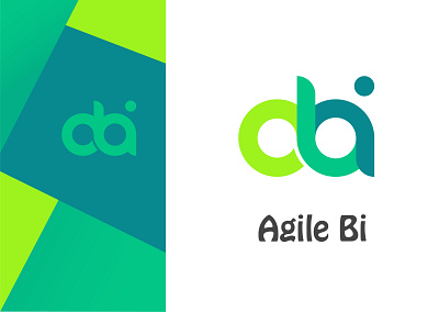 Agile Bi logo design a b brand branding design i label logo logotype ui
