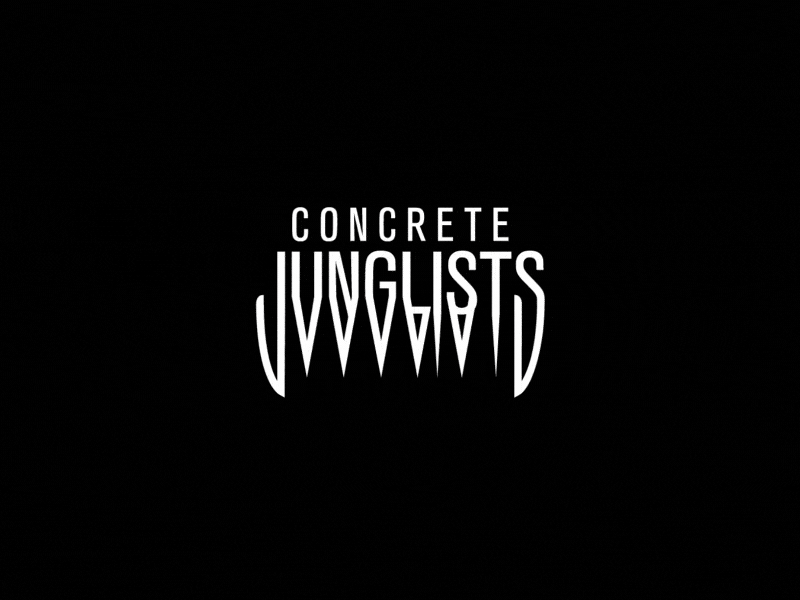 Concrete Junglists after effects logo animation loop maya morph motion design motion graphics parallax typography