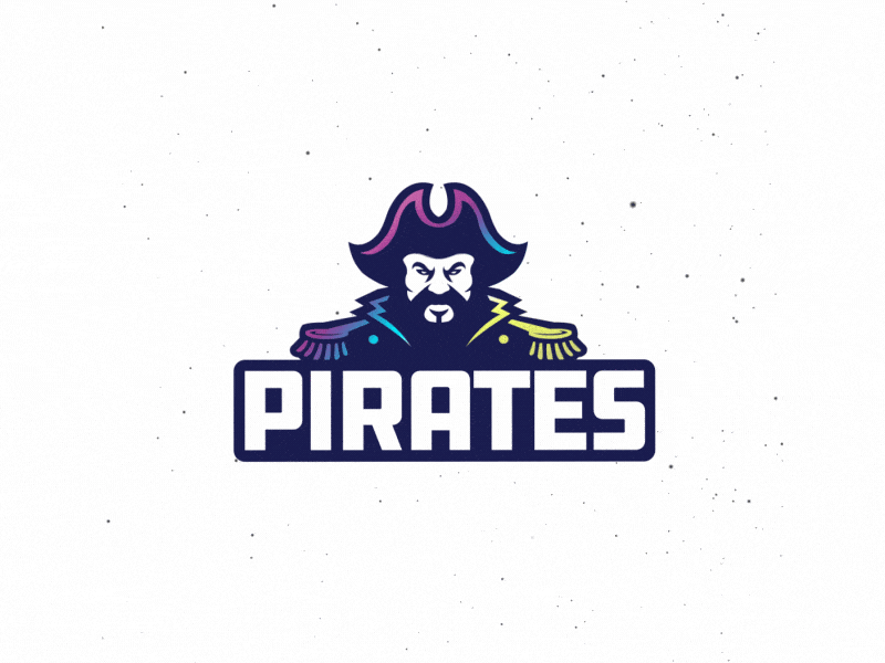 Pirates aftereffects animation logo logoanimation maya motiondesign motiongraphics pirates type