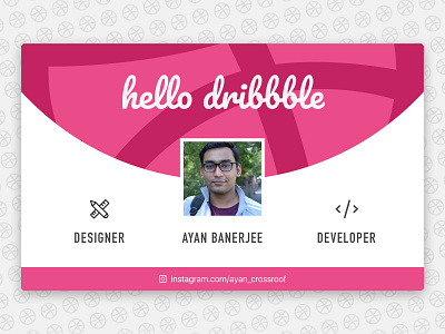 Hello Dribbble!