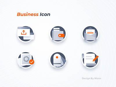 Business Icon branding business color icon icon design icon set icons logo ui