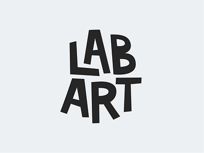 Lab Art - A logo for a school arts group