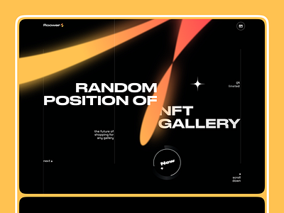 Promo screen - Roower [NFT GALLERY] branding color concept crypto design illustration logo nft promo ui ux web