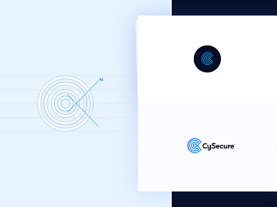 CySecure Mark and Wordmark blue brand brandbook branding c icon identity letter logo logodesign mark