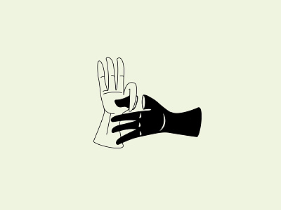 Dribbs branding classic concept financial gesture graphic hand hands identity illustration line stylesheet thumb vector