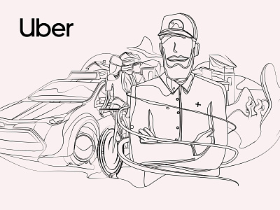 Uber - Money - Your fleet sketch amsterdam animation character creative design illustration illustrations interface uber uber design web