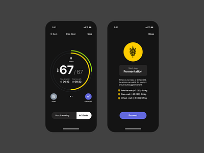 UI for Brewing App