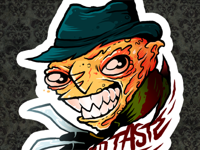 Freddy bad taste freddy halloween horror krüger sticker
