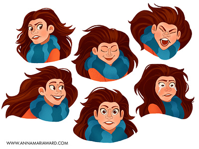 Pumpkin Witch Expressions