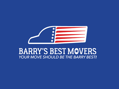 Barry's Best Movers branding design logo