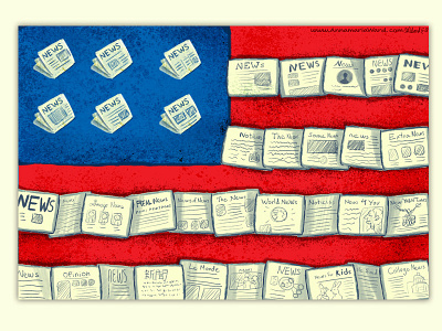 American Print Democracy annamaria ward democracy editorial illustration illustration illustrator politics virginia washington d.c.