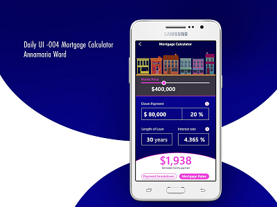 Daily UI 004 - Mortgage Calculator