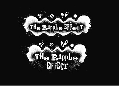 The Ripple Effect Mark annamaria ward branding drugs editorial illustration illustration illustrator local news logo newspaper opioid opioid epidemic politics typography virginia
