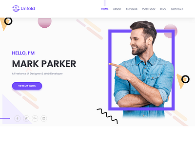 Free Personal Portfolio and Profile HTML Template bootstrap bootstrap 4 clean creative design free freebie freebies html html5 landing page personal portfolio template ui