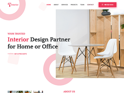 Interior - Free Interior Design Website Template agency bootstrap bootstrap 4 business clean decoration design free freebie freebies html html5 interior interior architecture landing page service template theme
