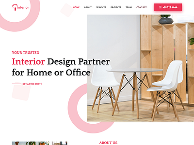 Interior - Free Interior Design Website Template