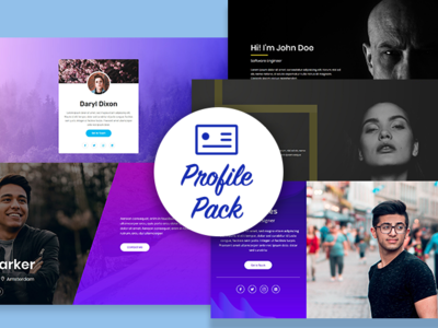 Personal Profile Card Template Free Html By Uideck On Dribbble