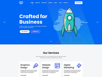 Free Business Website Template - Smash agency bootstrap bootstrap 4 business free freebie freebies html landing page template