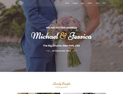 Free Wedding HTML Website Template - Wedding Day bootstrap bootstrap 4 engagement event free freebie html html5 landing page template theme wedding