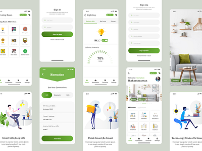 Homation - iOT App UI