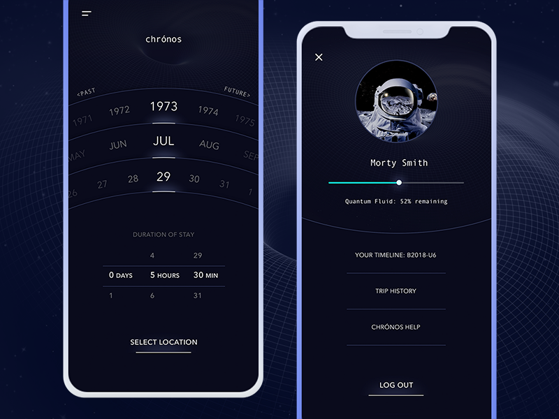 time and travel app