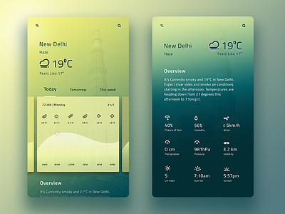 Weather App app free ios ui ux weather