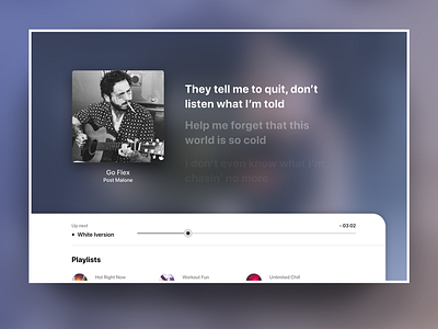 Apple TV - Music lyric display