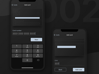 Daily UI #002 — Credit Card Checkout 002 app card checkout dailyui interface mobile