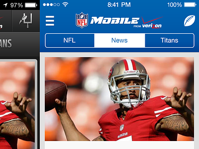 NFL Mobile iOS7 edition football ios 7 iphone mobile nfl